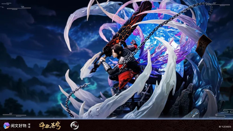 YaoGuang Studio X YueWenHaoWu Studio Battle Through the Heavens Xiao Yan Statue