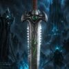 Yi Chao Studio World of Warcraft Frostmourne Great Sword Statue