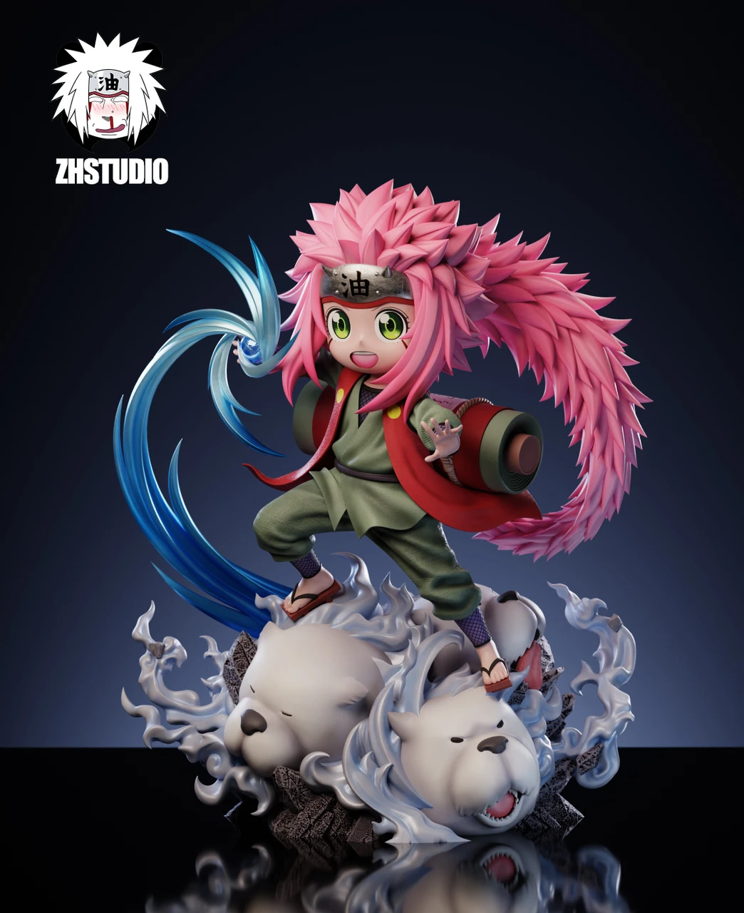 ZH Studio – Anya Cos Jiraiya SPY × FAMILY Statue