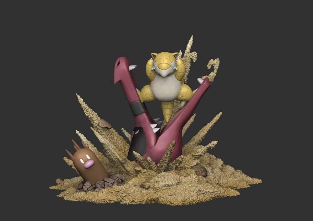 ZOO Studio - Pokémon Sandshrew GKStatue 1/20 Scale Statue