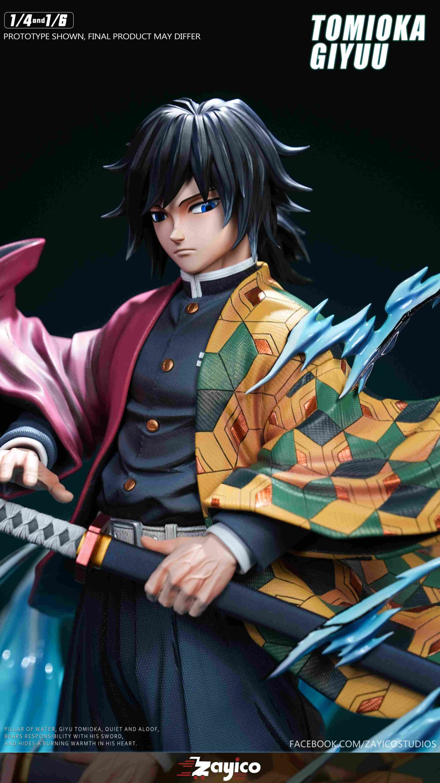 Zayico Studio Demon Slayer Tomioka Giyu Statue