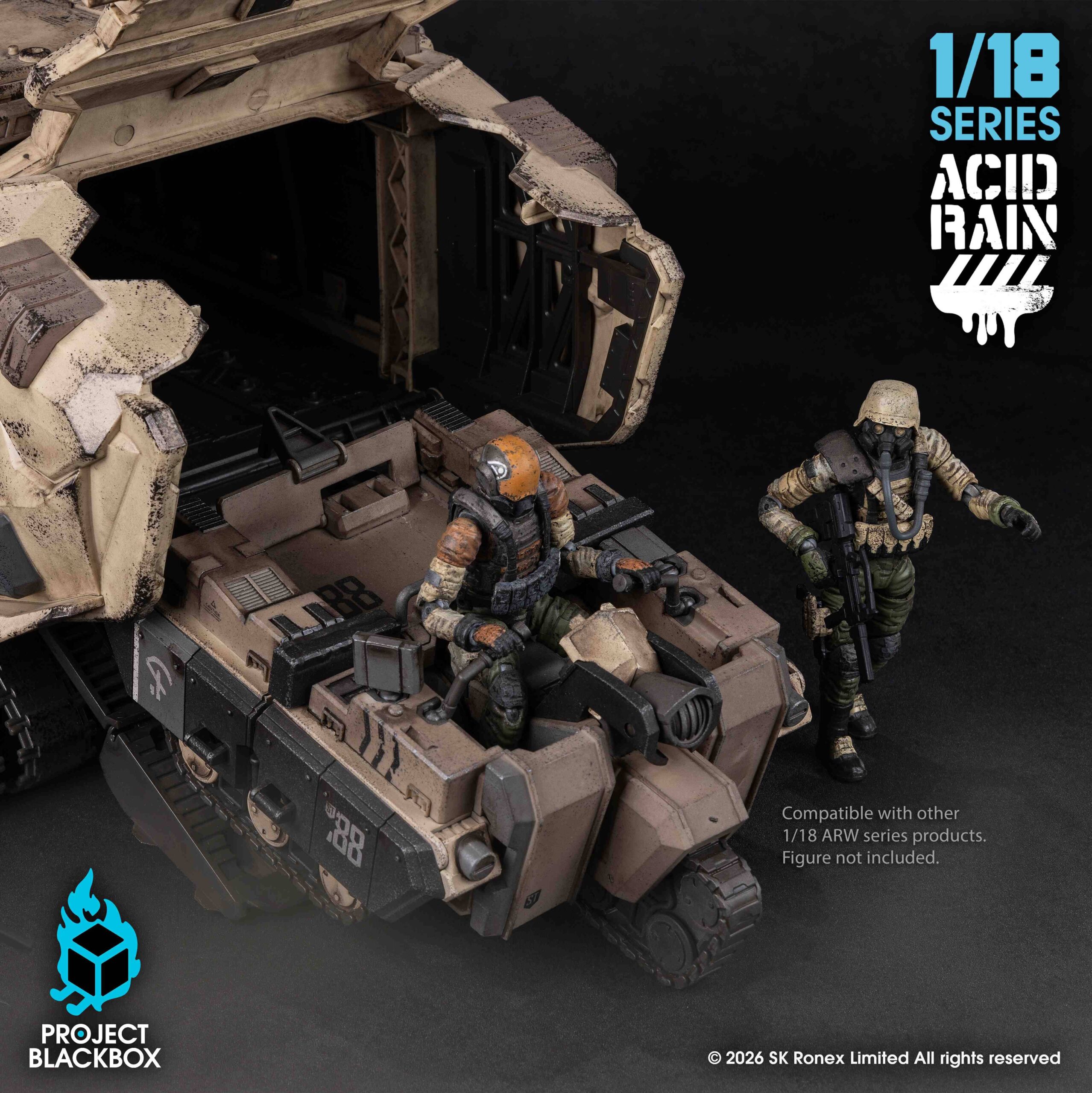 Project Blackbox – Sand Vorrathlander – Acid Rain World 1/18 Scale Action Figure (PBB-AR009) - Image 7