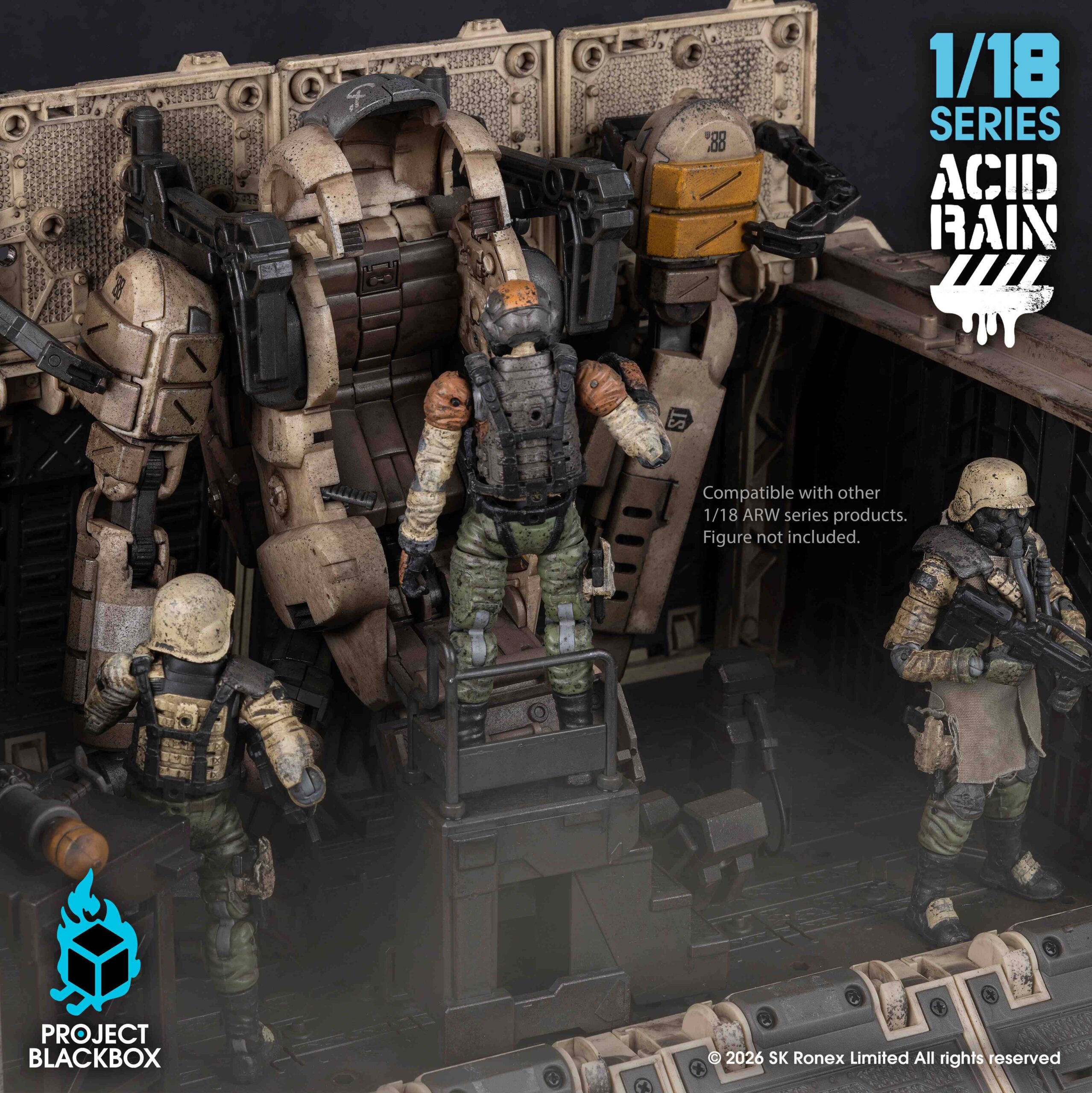 Project Blackbox – Sand Vorrathlander – Acid Rain World 1/18 Scale Action Figure (PBB-AR009) - Image 8