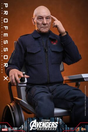 Alternative view of Hot Toys – Professor X – Avengers: Doomsday 1/6 Scale Movie Masterpiece Collectible Figure (Licensed)