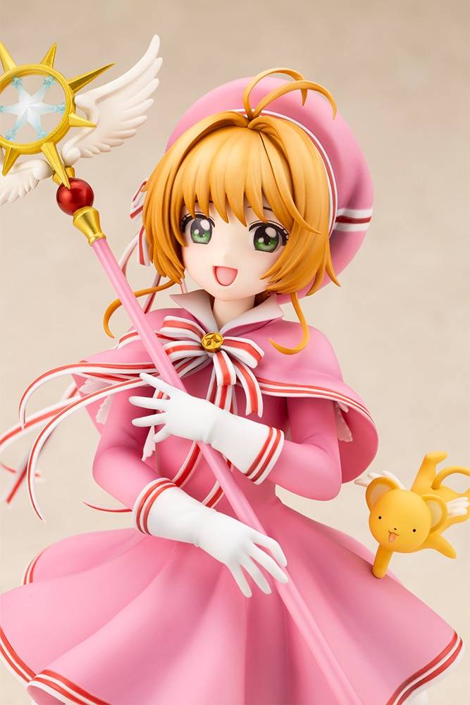 Kotobukiya – Cardcaptor Sakura: Clear Card – Sakura Kinomoto (Siege Costume Ver.) Limited Edition Figure with Bonus - Image 4