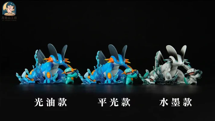 MT Moon Pokémon Mudkip, Marshtomp & Swampert TOPGK 1/20 Scale Statue