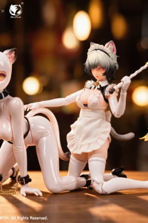 Alternative view of EIIFOX X BearPanda - Cat Maid Little Pudding 1/12 Scale Action Figure (Licensed)