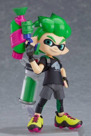 Max Factory – Splatoon 2 – Splatoon Boy Figma 462 DX with Judge-kun & Kojudge-kun Action Figure