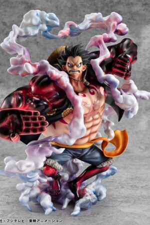 MegaHouse – Monkey D. Luffy Gear 4 (Boundman) – One Piece 10th Anniversary Ver. SA-MAXIMUM Limited Edition Figure