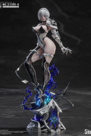 Dtalon Production Studio – NieR:Automata 2B 1/4 Statue with LED