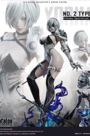 Dtalon Production Studio – NieR:Automata 2B 1/4 Statue with LED