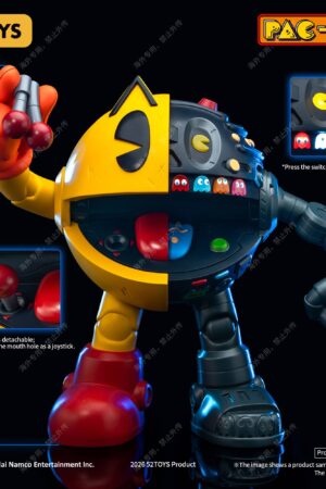 52Toys PAC-MAN Pac-Man Cyborg Premium Collectible Statue TOPGK PVC Statue