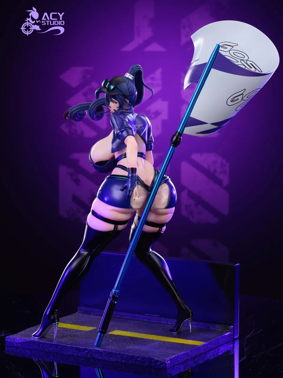 ACY Studio Taimanin Uehara Rin Racing Suit 1/6 Scale GK Statue - Image 6