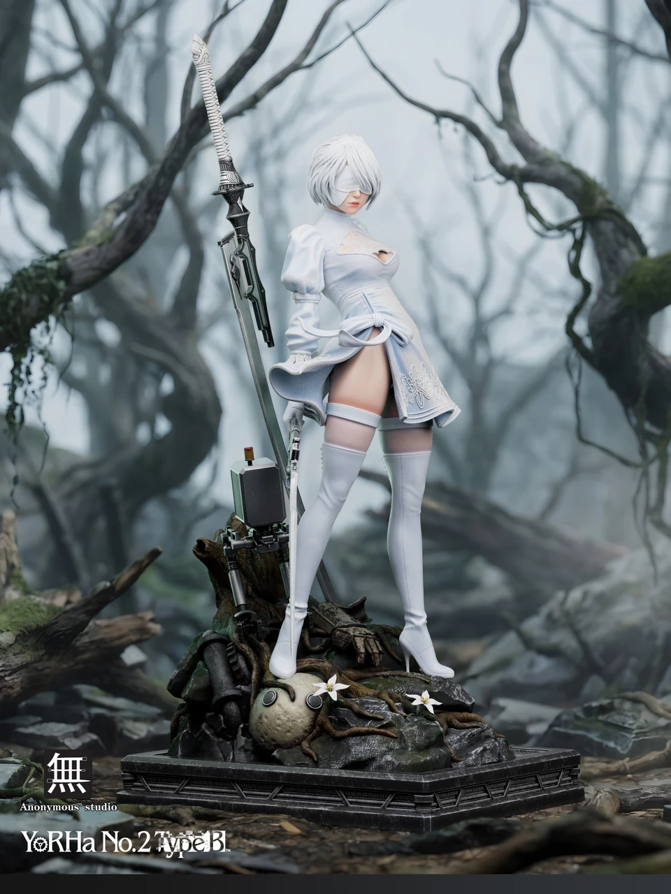 Anonymous Studio – NieRAutomata 2B 1/6 & 1/4 Statue