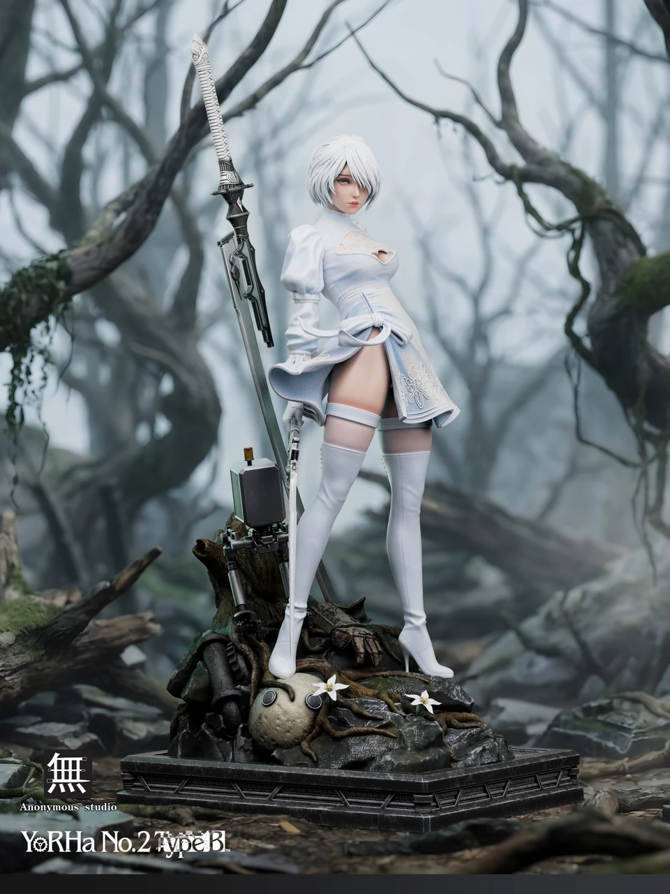 Anonymous Studio – NieRAutomata 2B 1/6 & 1/4 Statue