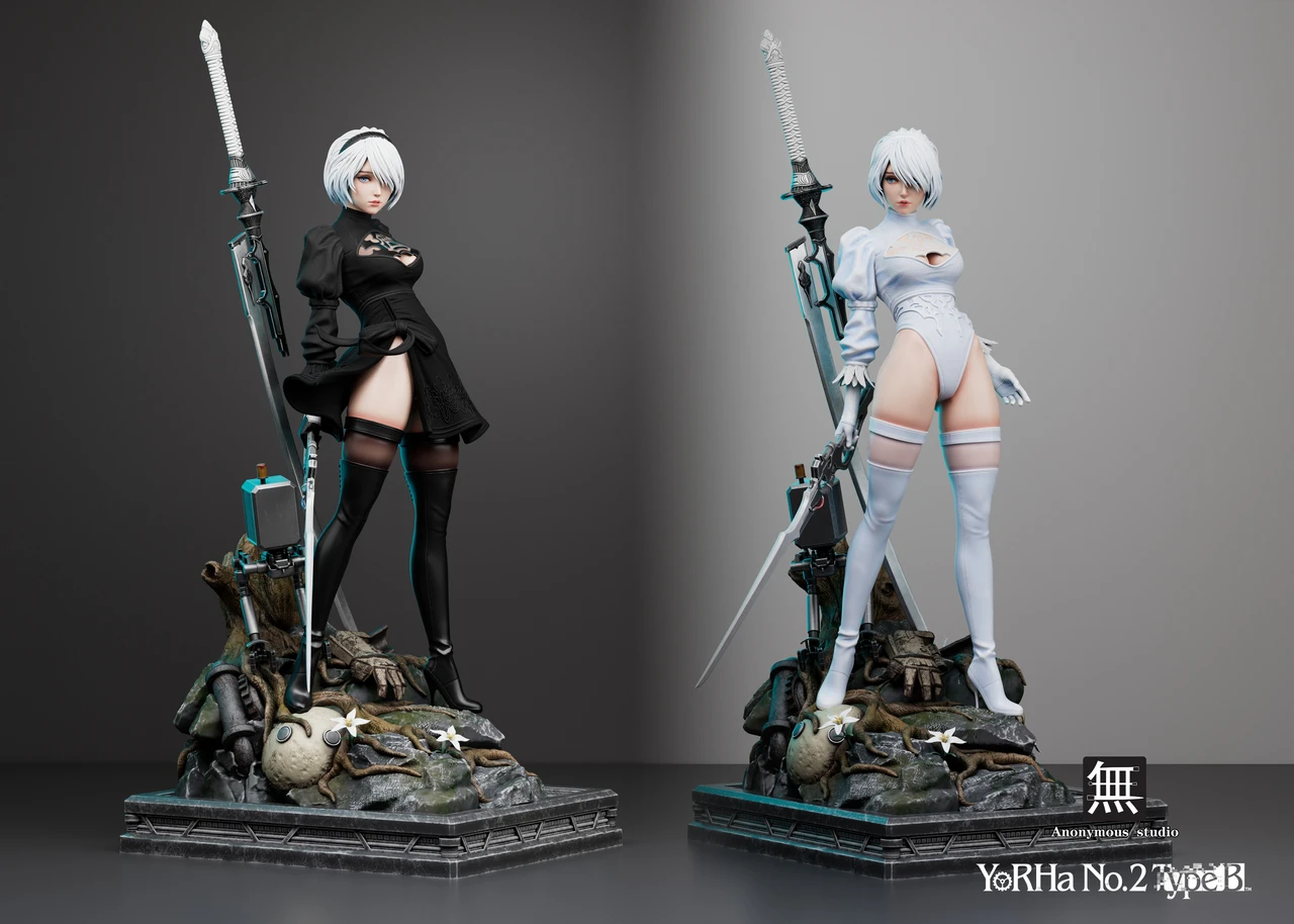 Anonymous Studio – NieRAutomata 2B 1/6 & 1/4 Statue