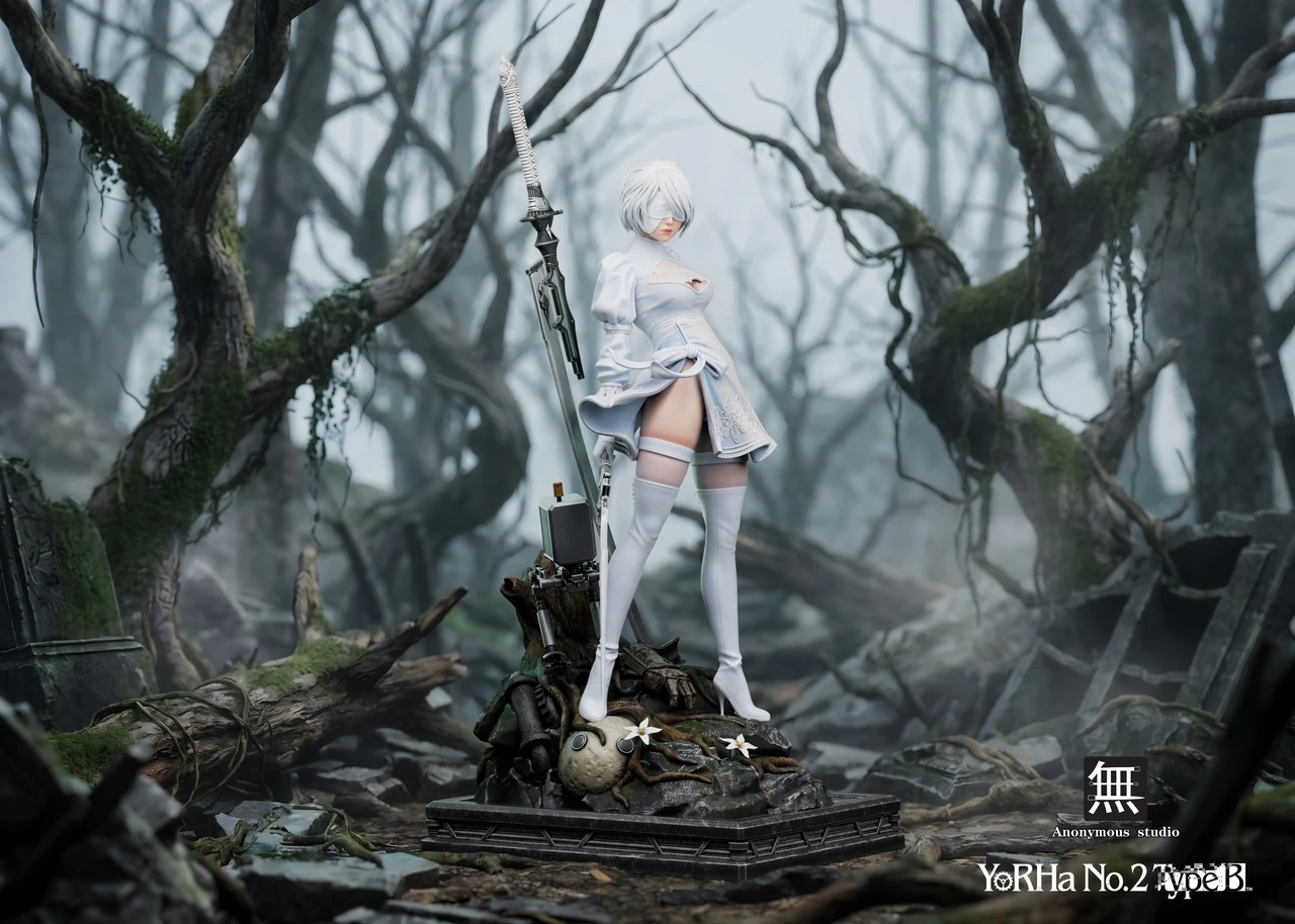 Anonymous Studio – NieRAutomata 2B 1/6 & 1/4 Statue