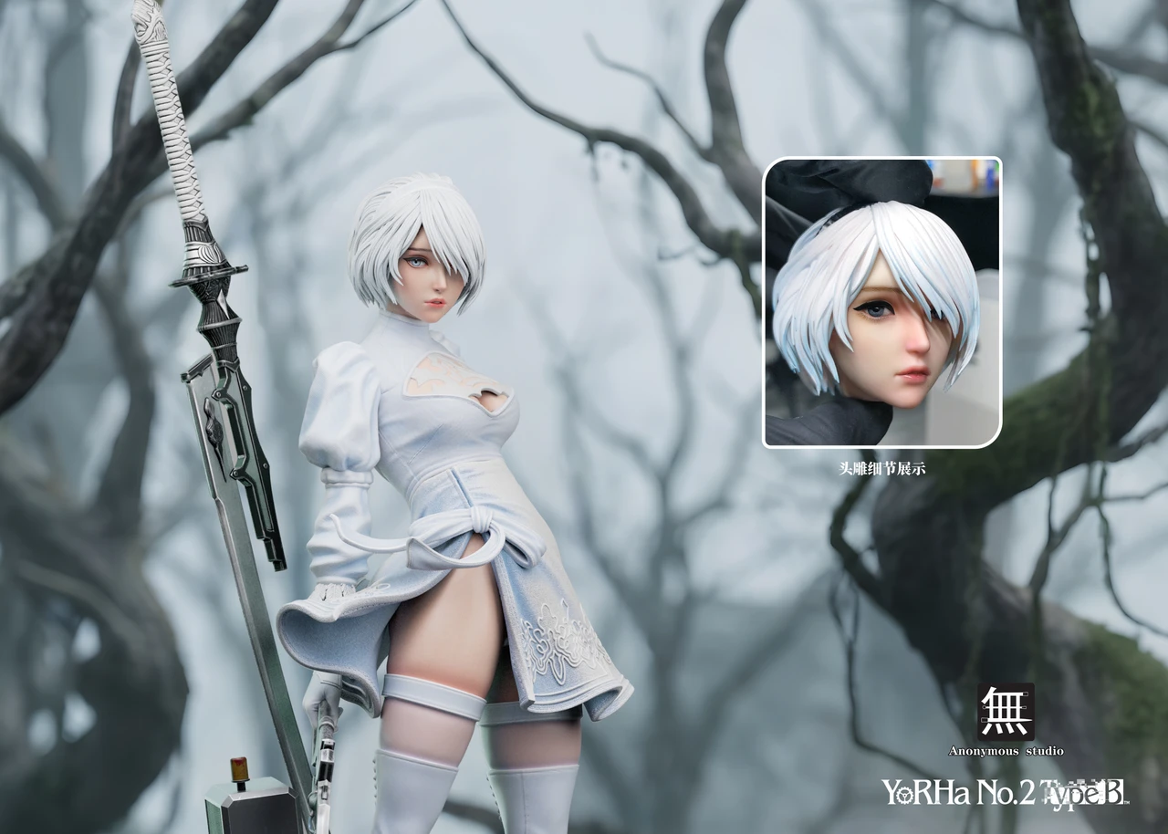 Anonymous Studio – NieRAutomata 2B 1/6 & 1/4 Statue