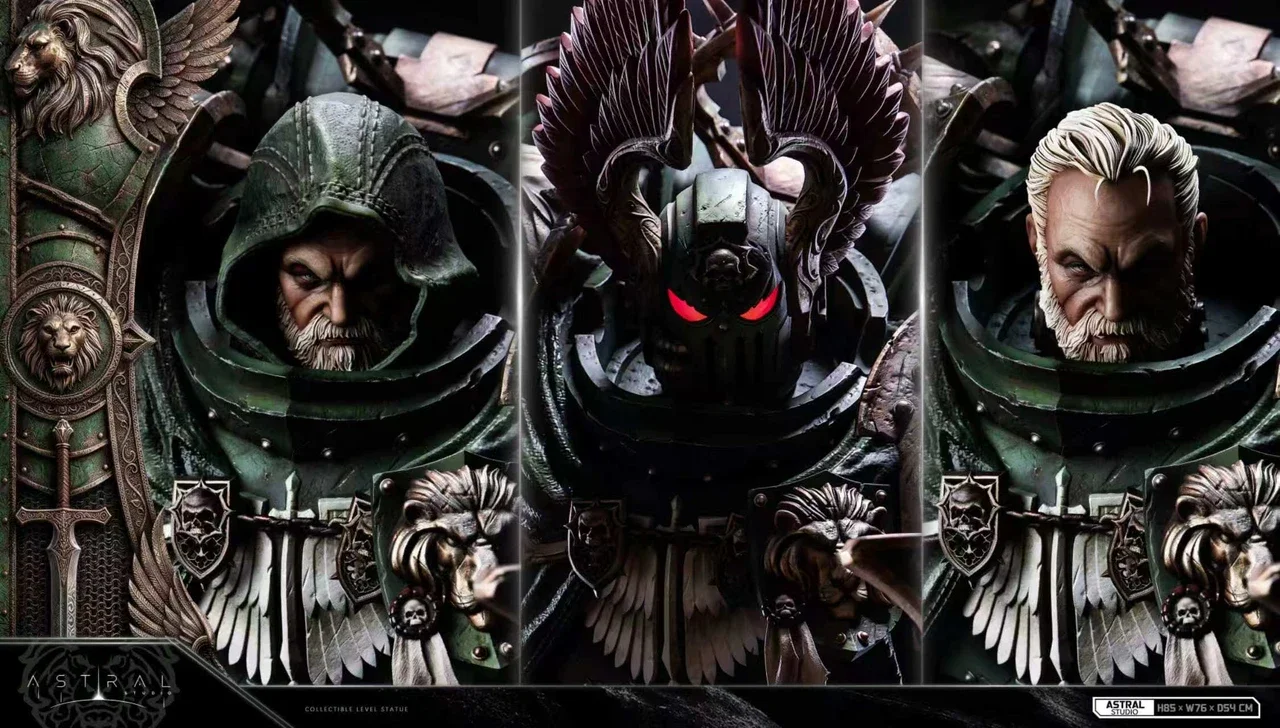 Alternate angle of the Warhammer statue