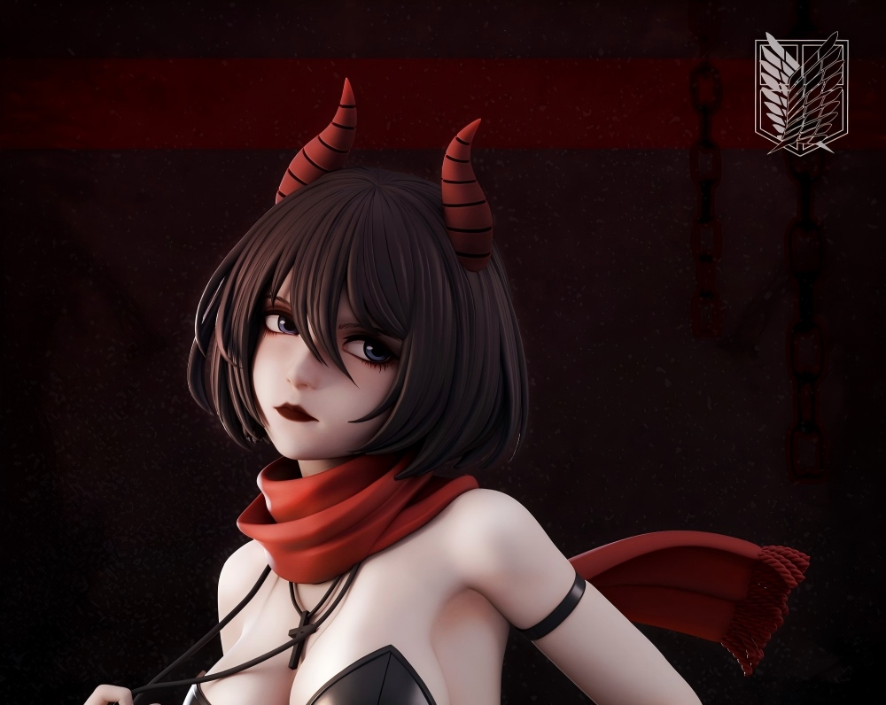 rosa studio Attack On Titan Mikasa Ackerman
