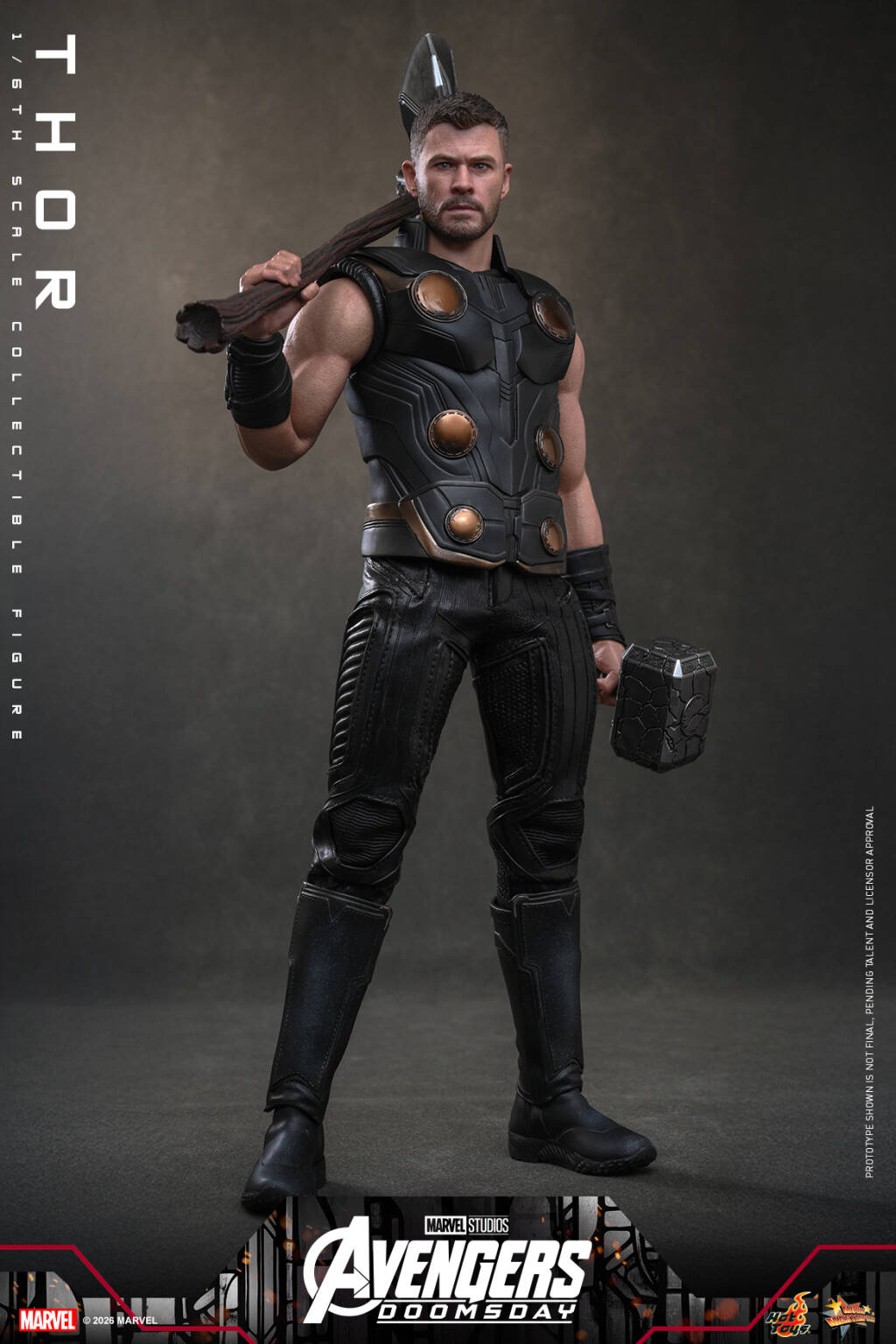 Avengers Doomsday Thor 16 Scale TOPGK Figure –Hot Toys