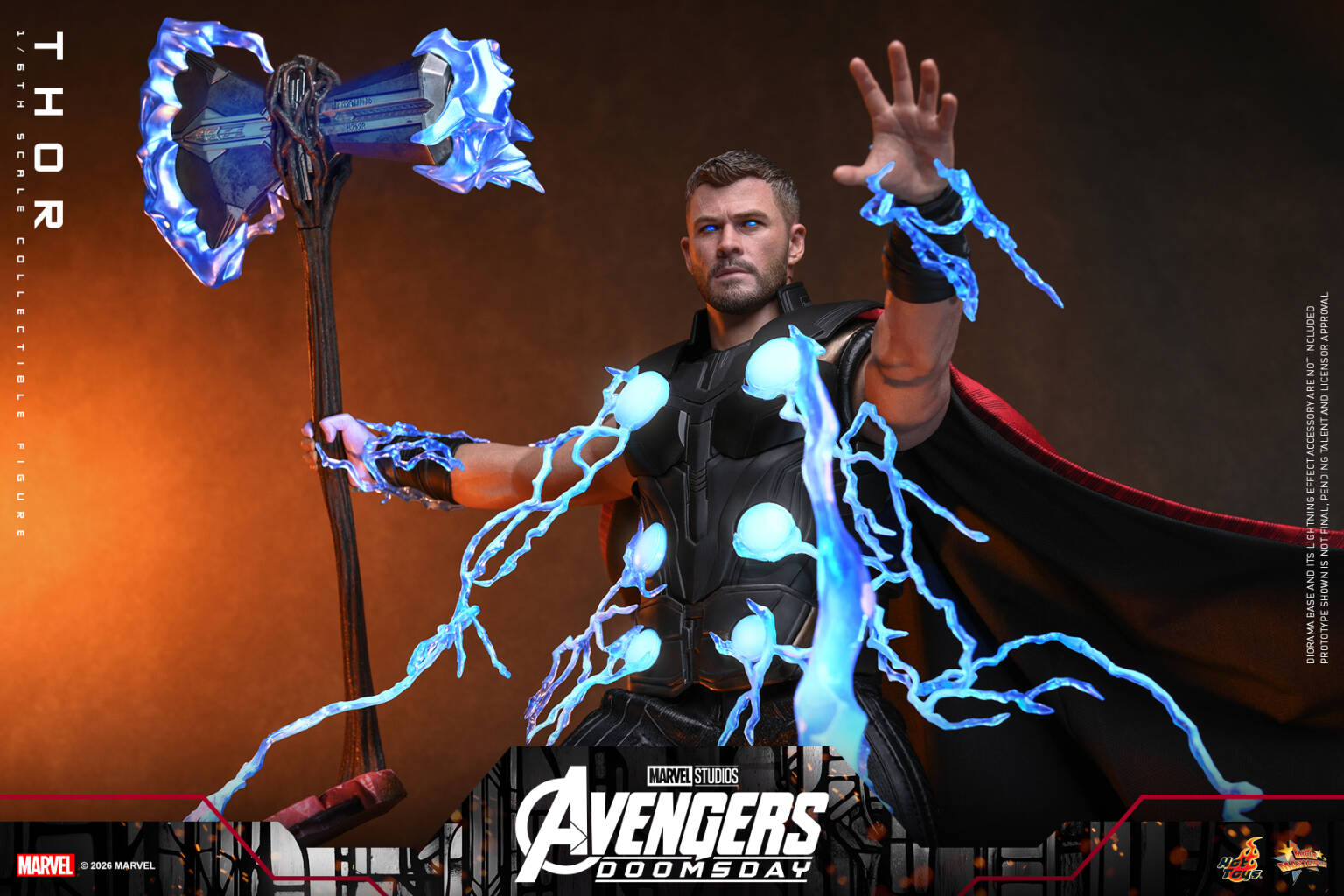 Avengers Doomsday Thor 16 Scale TOPGK Figure –Hot Toys