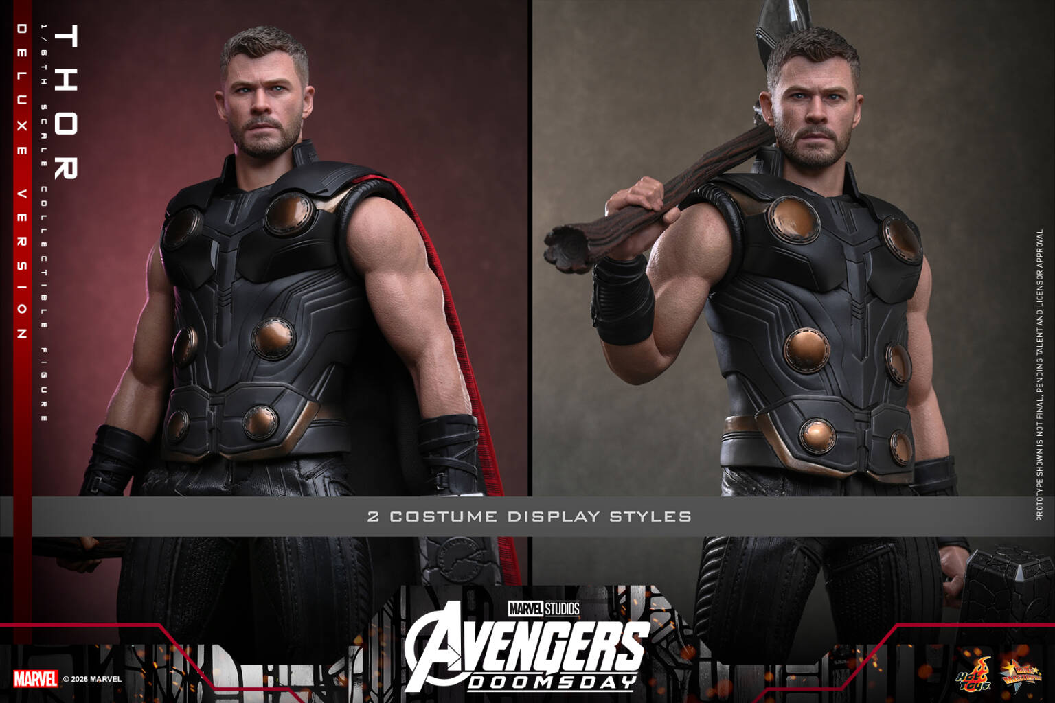 Avengers Doomsday Thor 16 Scale TOPGK Figure –Hot Toys