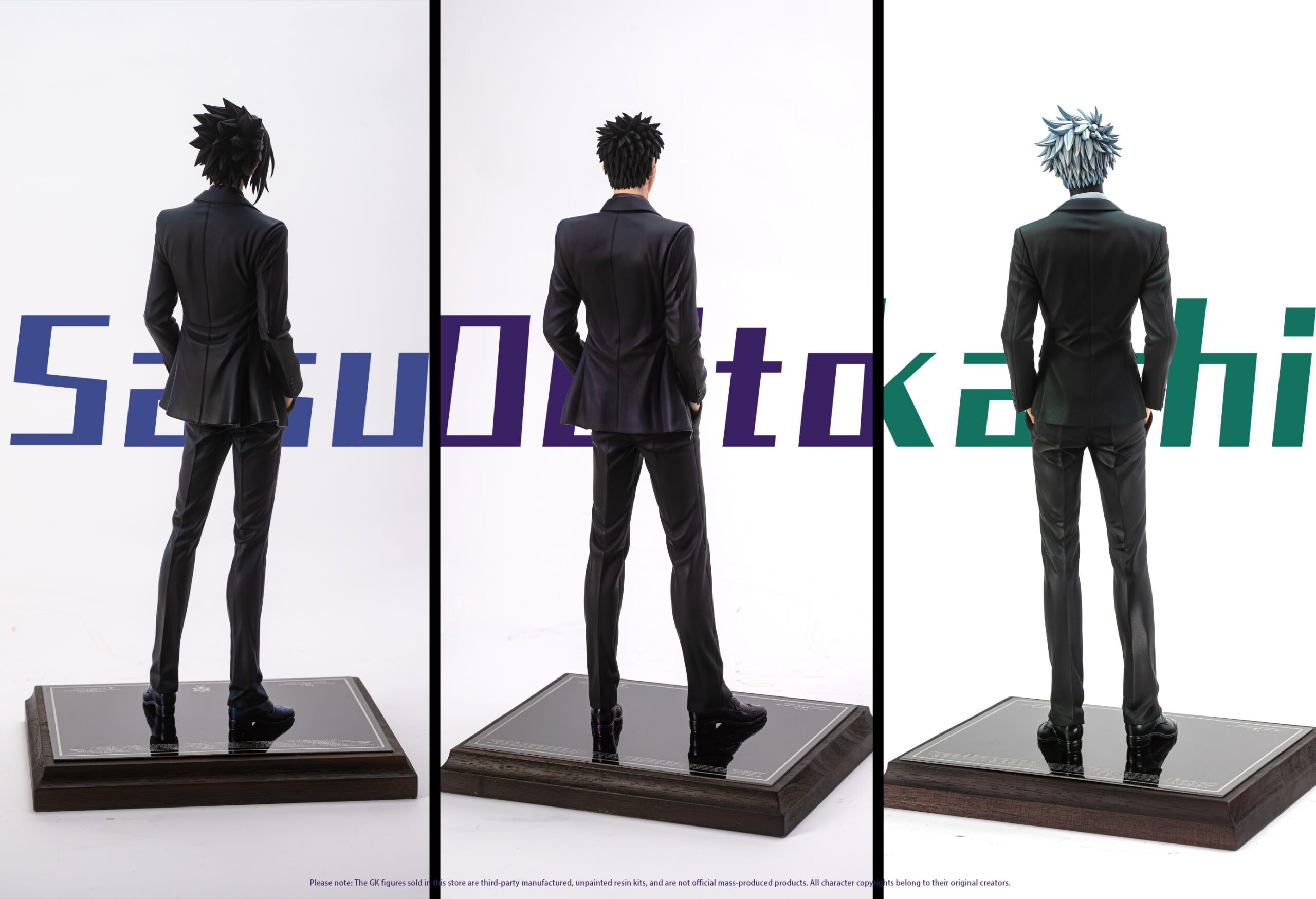 BE Studio Naruto Sasuke Uchiha & Kakashi Hatake & Obito Uchiha