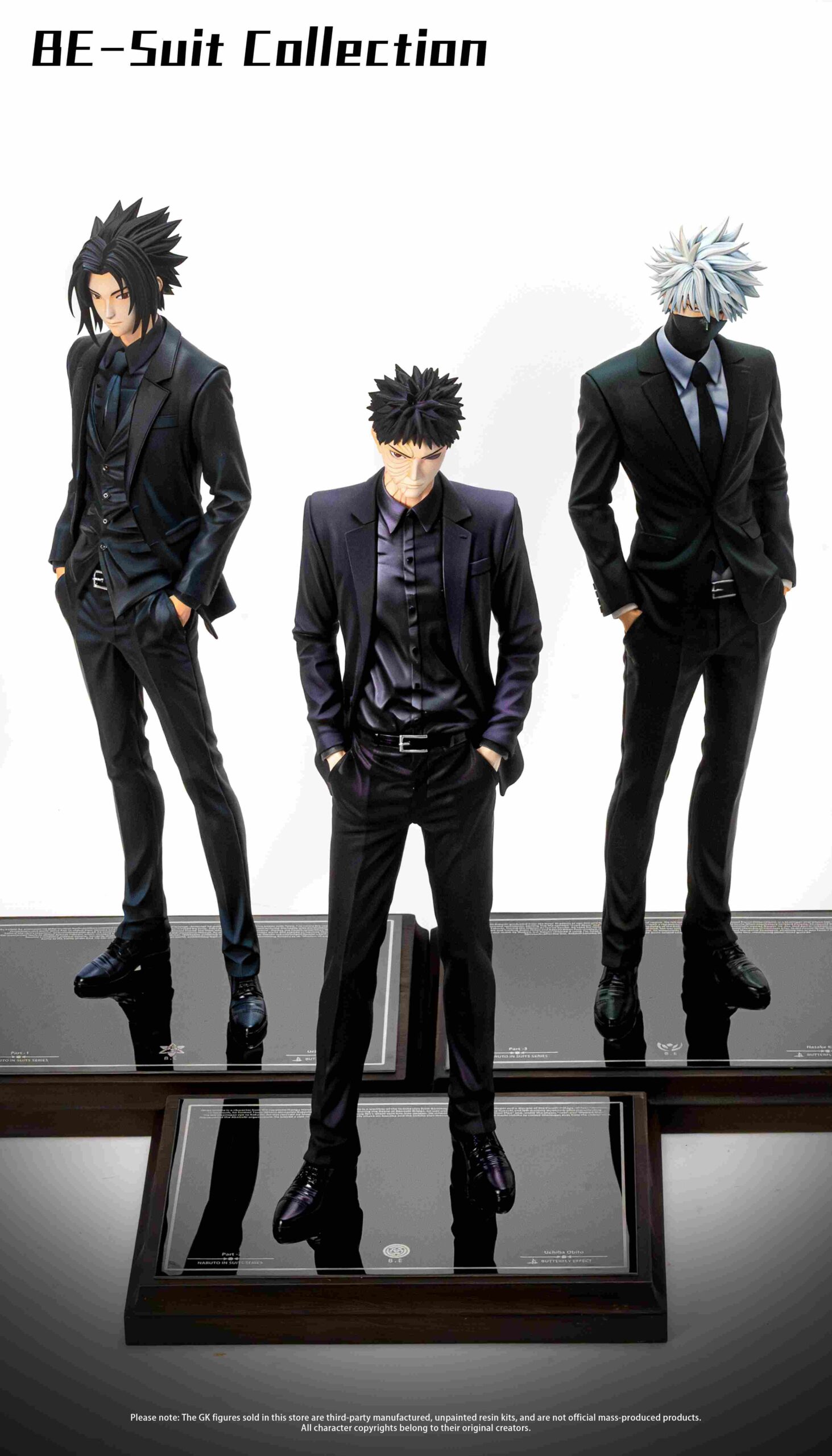 BE Studio Naruto Sasuke Uchiha & Kakashi Hatake & Obito Uchiha