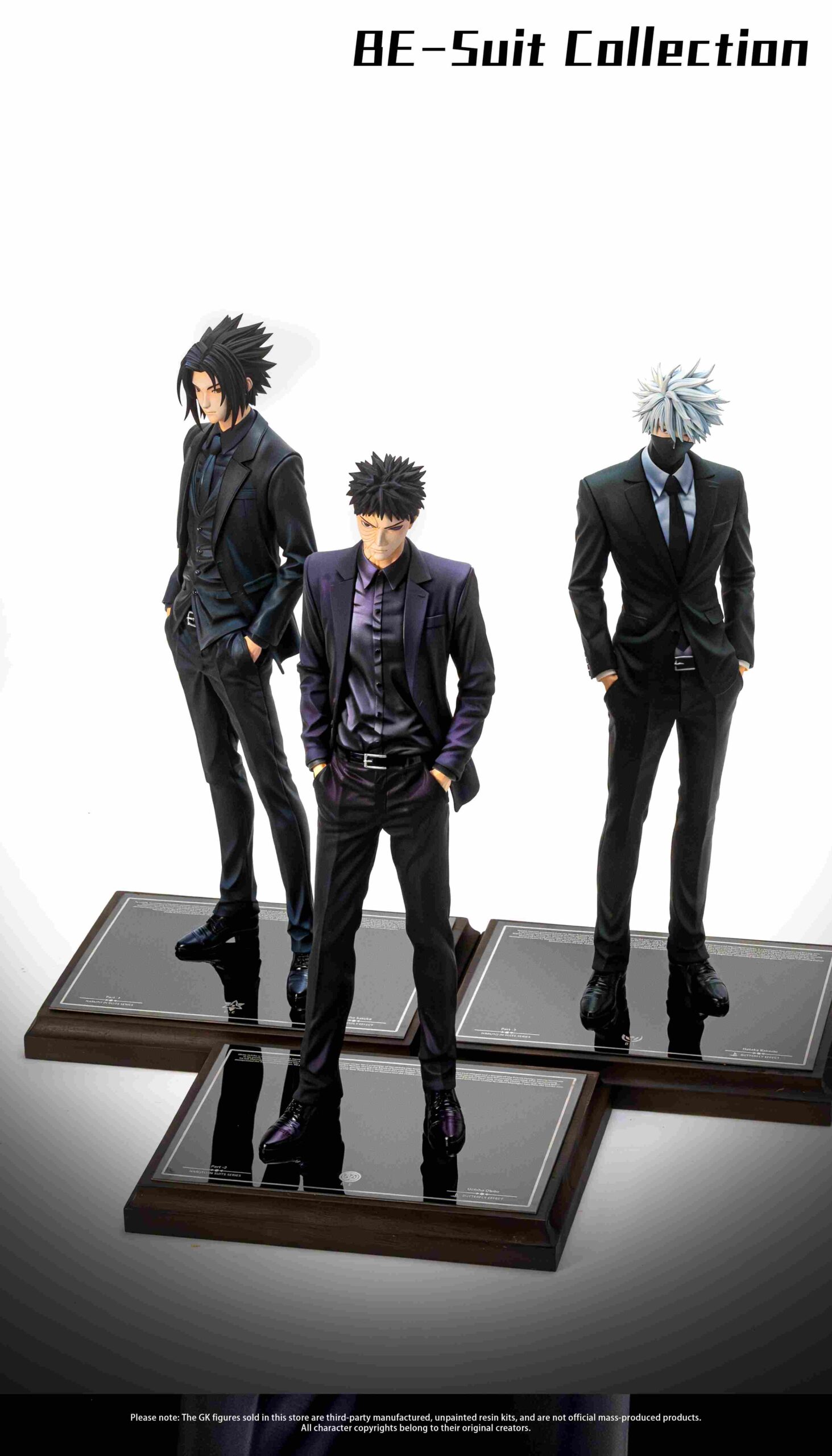 BE Studio Naruto Sasuke Uchiha & Kakashi Hatake & Obito Uchiha