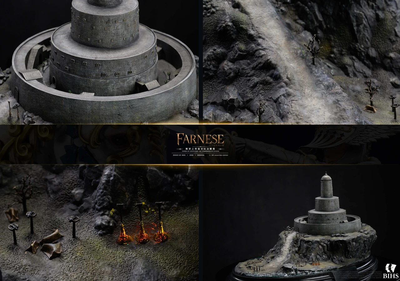 BIHS Studio Farnese 16 & 14 Scale Statue – Berserk Tower of Conviction Arc GK Collectible