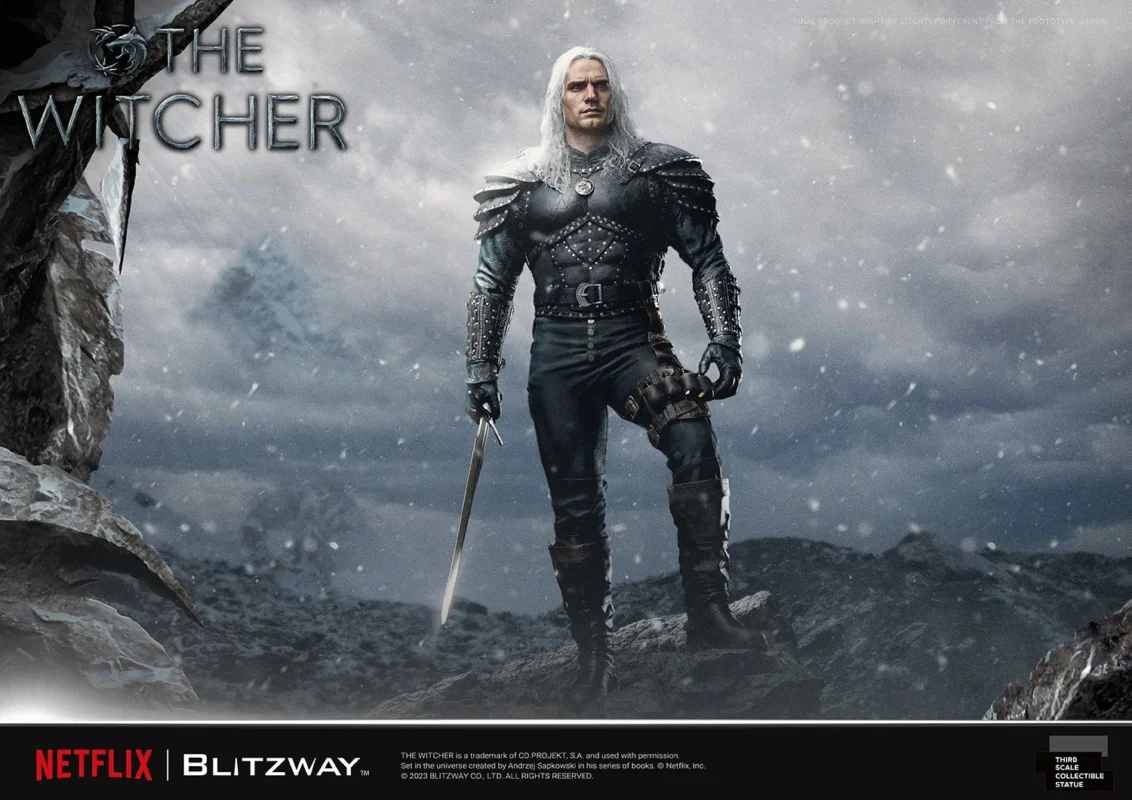 BLITZWAY   The Witcher   Geralt   13 Scale Licensed Statue – BW-IS-31401