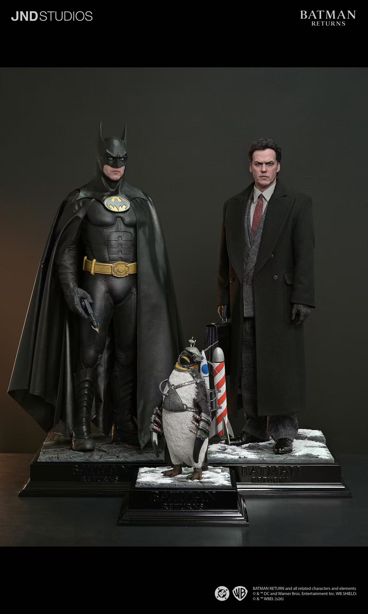 Batman Returns Batman & Bruce Wayne13 Collectible TOPGK Figure -JND Studio