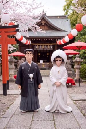 BiuBiu Studio Crayon Shin-chan Hiroshi Nohara & Misae Nohara 