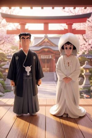 BiuBiu Studio Crayon Shin-chan Hiroshi Nohara & Misae Nohara 