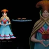 Black Studio - ONE PIECE Charlotte Cornstarch & Charlotte Citron TOPGK Limited PU + Resin Statue