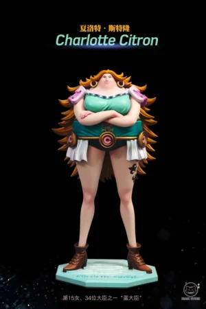 Black Studio - ONE PIECE Charlotte Cornstarch & Charlotte Citron TOPGK Limited PU + Resin Statue