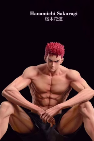 Alternative view of CPR Studio  Slam Dunk  Sakuragi Hanamichi   Basketball Court Original Painting Ver.  – 1/4 & 1/6 Scale Statue