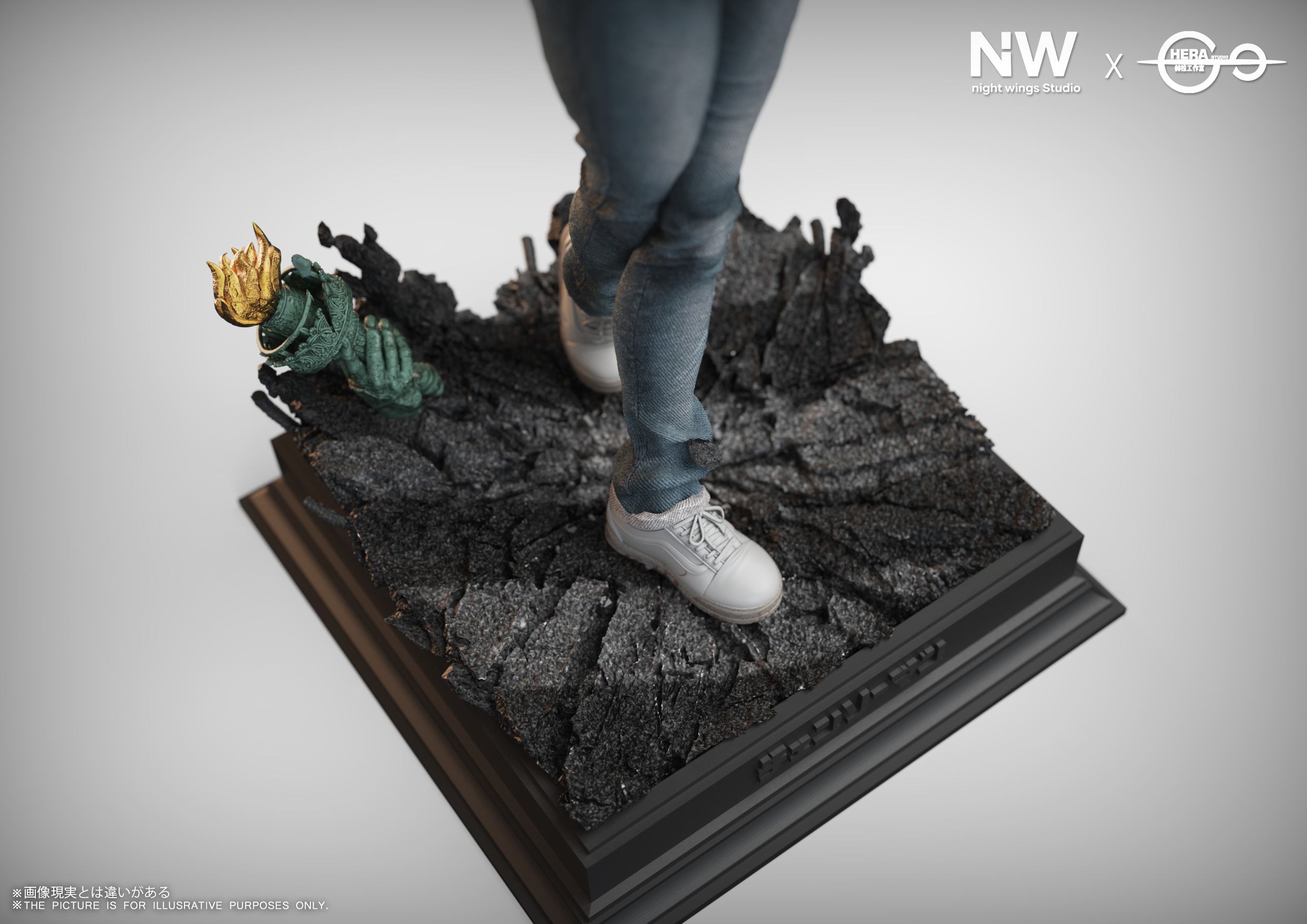 Chainsaw Man Asa Mitaka 16 & 14 Scale Resin TOPGK Statue – Night Wing Studio × Hera Studio