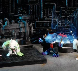 DJS Digimon Agumon Hakase, Nise Agumon Hakase, Terriermon Assistant & Lopmon