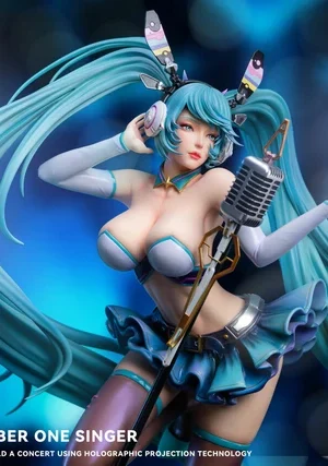 Dragon & MIHAI Studio Hatsune Miku TOPGK 1/4 Limited 150 LED Resin Statue