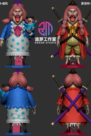 Dream Studio One Piece Charlotte Chiffon & Charlotte Lola TOPGK 18 Limited 20 PCS PU + Resin Statue