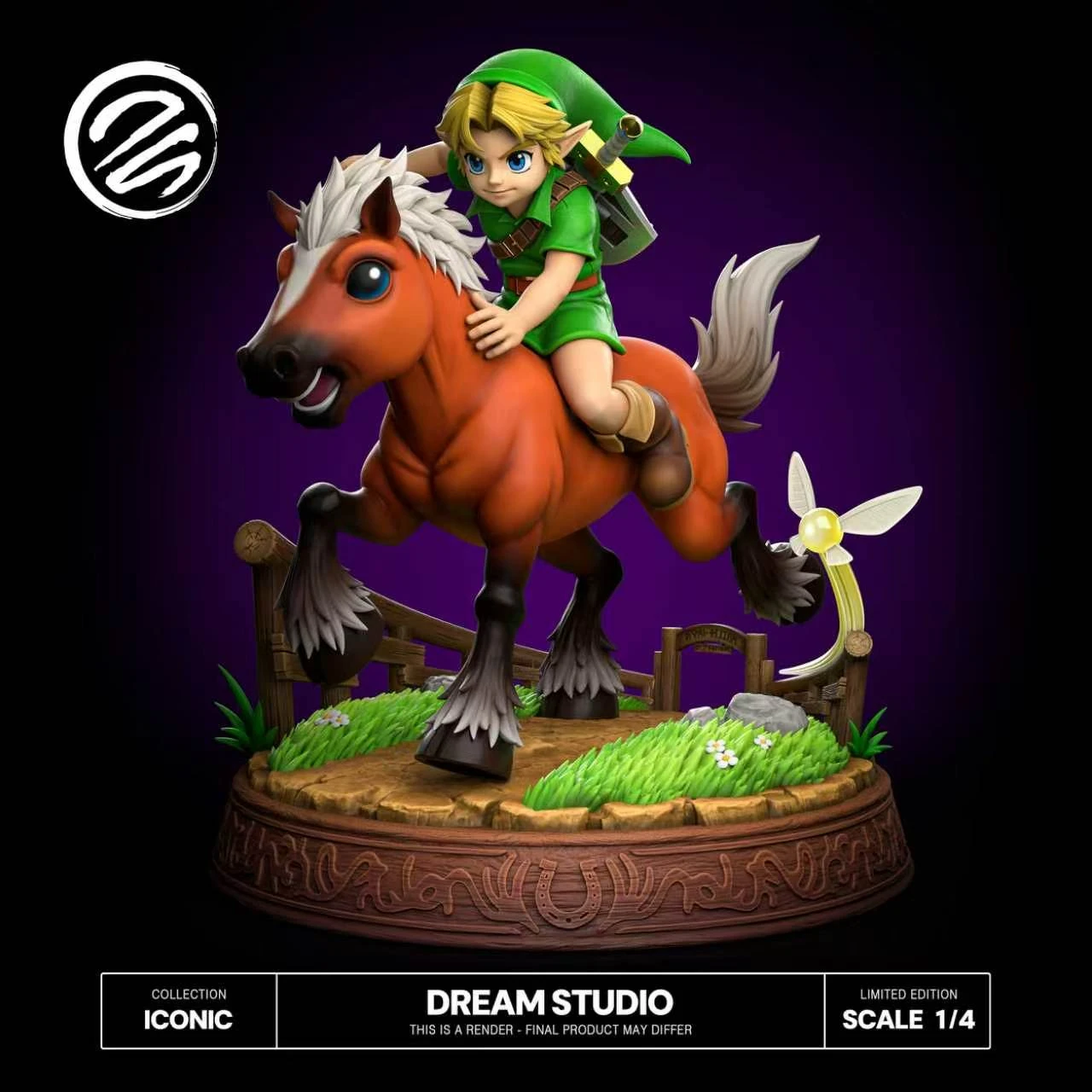 Dream Studio - The Legend of Zelda Young Link & Epona TOPGK 1/4 Resin Statue