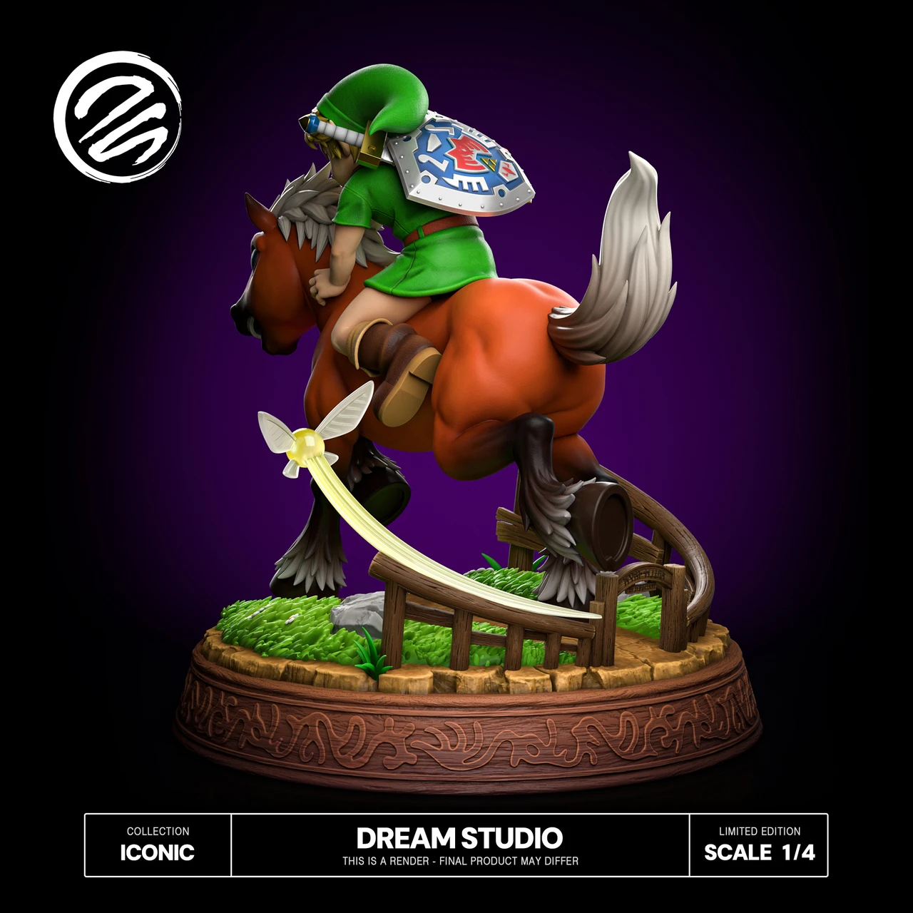 Dream Studio - The Legend of Zelda Young Link & Epona TOPGK 1/4 Resin Statue