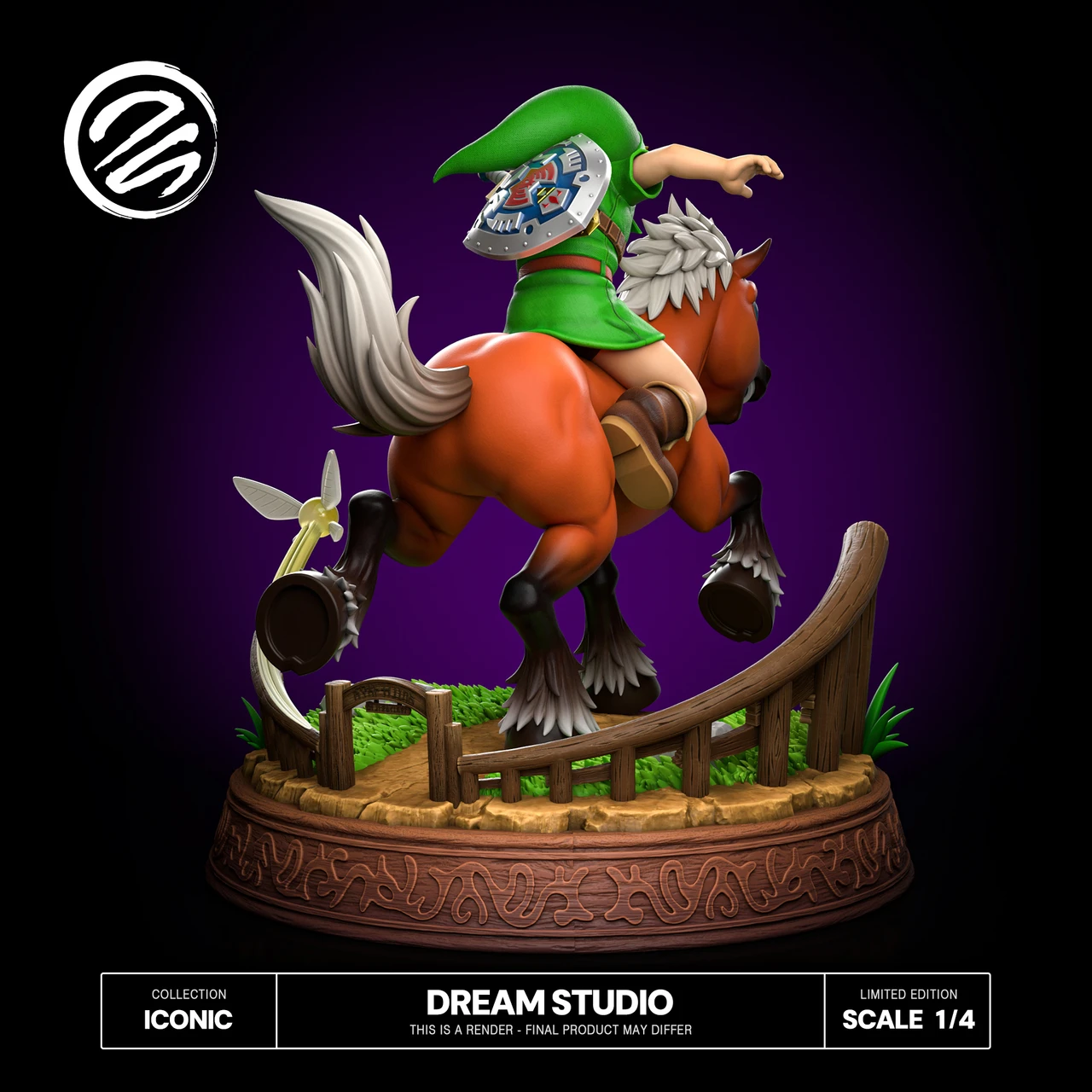 Dream Studio - The Legend of Zelda Young Link & Epona TOPGK 1/4 Resin Statue