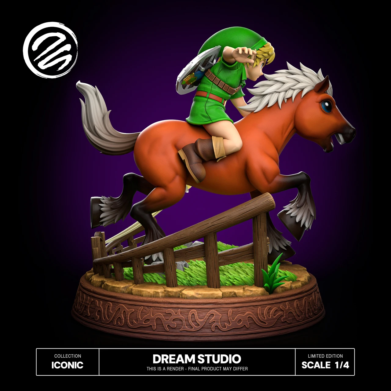 Dream Studio - The Legend of Zelda Young Link & Epona TOPGK 1/4 Resin Statue