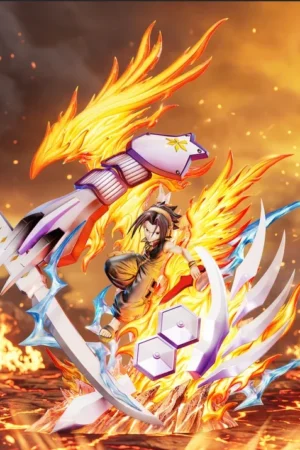 Dreammaker Studio - Shaman King Yoh Asakura & Amidamaru TOPGK Resin Statue with LED