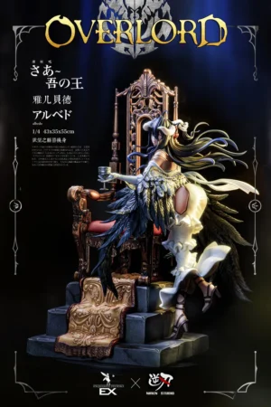 EXQUISITE & NIREN Studio Overlord Albedo – 14 Scale Resin Statue
