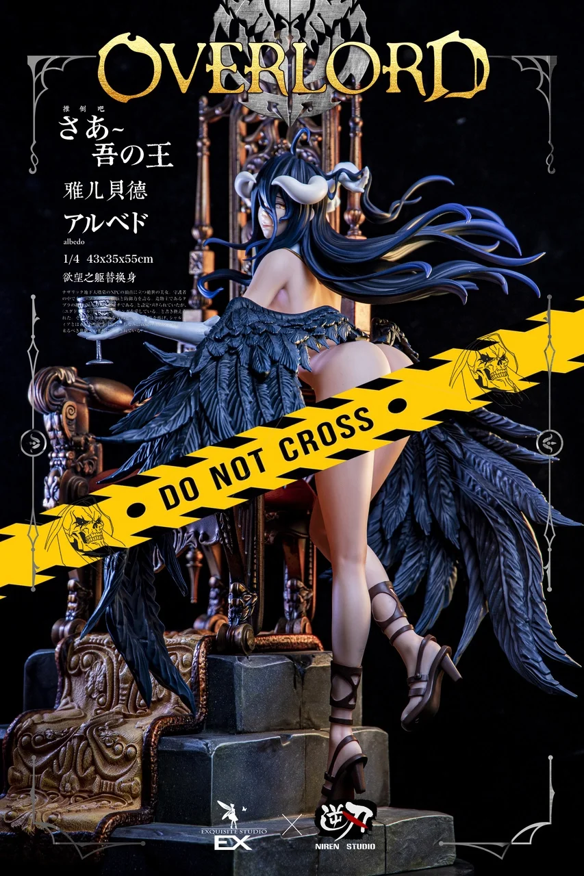 EXQUISITE & NIREN Studio Overlord Albedo – 1/4 Scale Resin Statue - Image 3