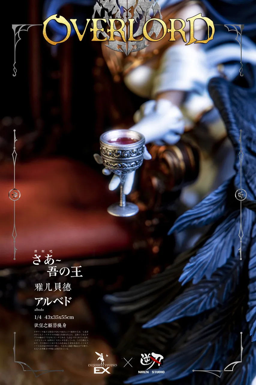 EXQUISITE & NIREN Studio Overlord Albedo – 1/4 Scale Resin Statue - Image 5